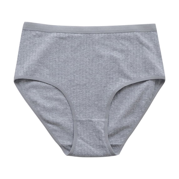 WRKEKC Cotton Underwear for Women High Waist Cotton Plus Size Breathable Triangle Panties with Tummy Control and Comfortable Fit