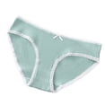 thumbnail image 1 of WRKEKC Cotton Underwear for Women Mid Waist Triangle Underpants Soft Natural Fabric Breathable Comfortable for Daily Use All Day, 1 of 5
