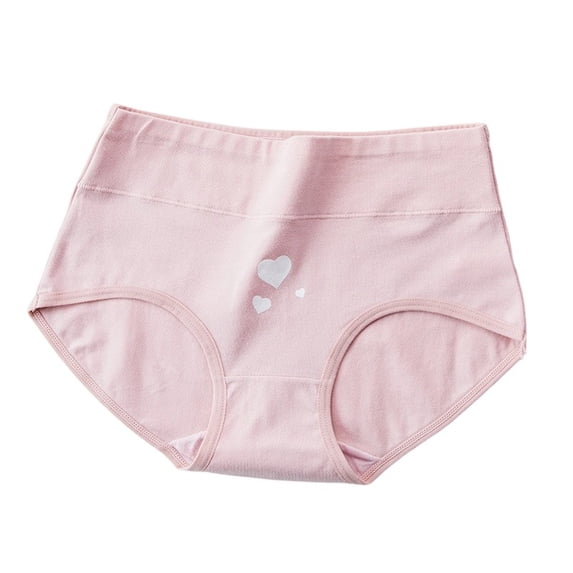 WRKEKC Cotton Underwear for Women Printed Cotton Women Panties Mid Rise Triangle Soft Breathable Fabric with Fun Patterns Design