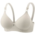 thumbnail image 1 of WRKEKC Everyday Bras for Women Classic Thin Molded Cup with Breathable Holes Solid Color Comfortable Bra for Daily Wear, 1 of 6