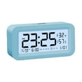 thumbnail image 1 of WRKEKC Gifts for Him Digital Electronic Clock Led Display Electronic Clock Stereo Digital Display Snooze Alarm Clock 12/24H Change Countdown Time Blue, 1 of 8