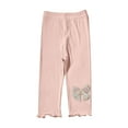 thumbnail image 1 of WRKEKC Girls Biker Shorts Lightweight Fabric 7-Inch Inseam Elastic Waist Casual Loungewear Shorts for 1-7 Years, 1 of 5