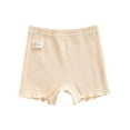 thumbnail image 1 of WRKEKC Girls Biker Shorts Safety Shorts Anti-See Through 3-Inch Inseam Ribbed Texture Comfortable for 2-10 Years, 1 of 5