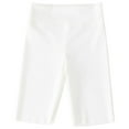 thumbnail image 1 of WRKEKC Girls Biker Shorts Solid Color 5-Inch Inseam Yoga Workout Shorts Comfortable Stretchy for 2-12 Years, 1 of 5