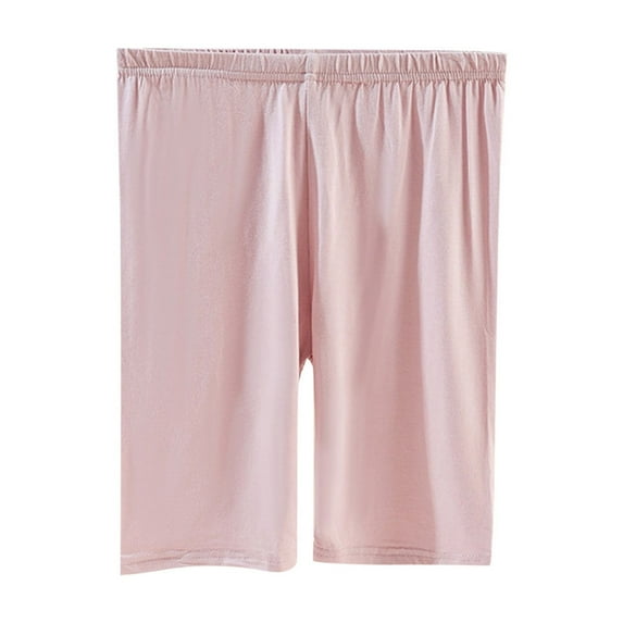 WRKEKC Girls Biker Shorts for Teen Girls Modal Fabric Stretchy Solid Color Lightweight 5 Inch Inseam Sport Shorts 3-15 Years
