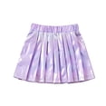 thumbnail image 1 of WRKEKC Girls Pleated Skirt Elastic Waist Gradient Soft Breathable Comfortable Cotton Fabric Lightweight Casual Daily Wear 1-6 Years, 1 of 9