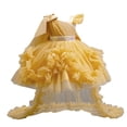thumbnail image 1 of WRKEKC Girls Princess Dress Sleeveless Round Neck Solid Color Tulle Soft Breathable Comfortable Cotton Fabric 1-8 Years, 1 of 9