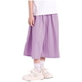thumbnail image 1 of WRKEKC Girls Skirt Pants Capri Flowy Culotte Solid Thin Casual Cropped Summer Trouser Shorts 7-15 Years, 1 of 5