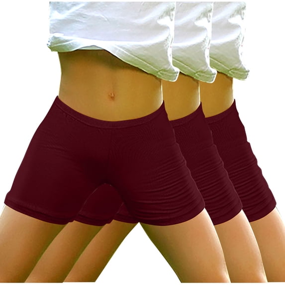 WRKEKC Girls Summer Shorts Solid Color 2-Piece Set with Elastic Waistband Casual Comfortable Fit for 3-14 Years