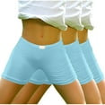 thumbnail image 1 of WRKEKC Girls Summer Shorts Solid Color 2-Piece Set with Elastic Waistband Casual Comfortable Fit for 3-14 Years, 1 of 5