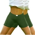 thumbnail image 1 of WRKEKC Girls Summer Shorts Solid Color 2-Piece Set with Elastic Waistband Casual Comfortable Fit for 3-14 Years, 1 of 5