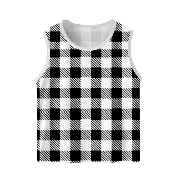 WRKEKC Girls Summer Tank Tops, Casual Tank for Girls, Boys' and Girls' Gradient Print Breathable Sleeveless Drying Sports Tank Tops