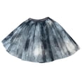 thumbnail image 1 of WRKEKC Girls Tulle Skirt Elastic Waist with Liner Solid Color Soft Breathable Lightweight Mesh Skirt Casual Daily Wear 2-12 Years, 1 of 8