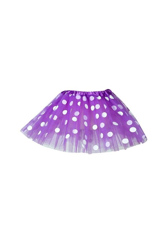 Girls Tutu Skirt Elastic Waist Layered Fluffy Soft Tulle Ballet Dance Practice Costume Toddler Daily Wear 1-6 Years