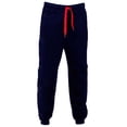 thumbnail image 1 of WRKEKC Joggers for Men Solid Color Elastic Waist Drawstring Cuffed Ankle Spring Fall Casual Daily Wear Easy To Match, 1 of 3