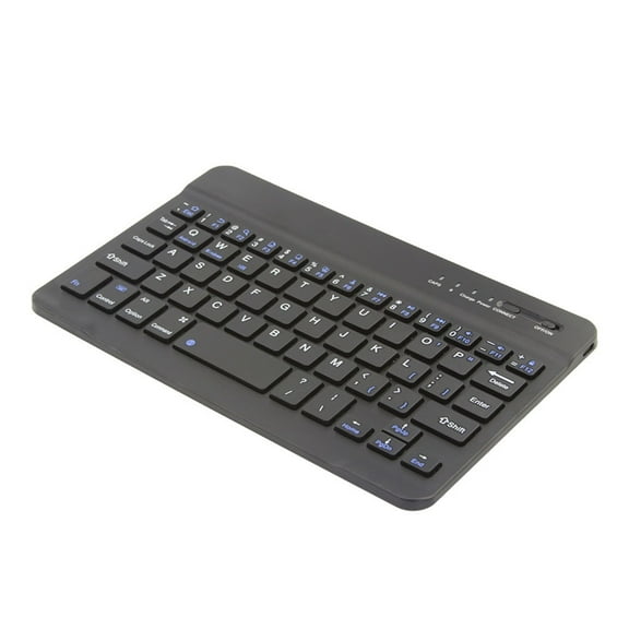 WRKEKC Keyboard Slim Wireless Bluetooth Keyboard for iMac/iPad android Phone Laptop Tablet PC Black