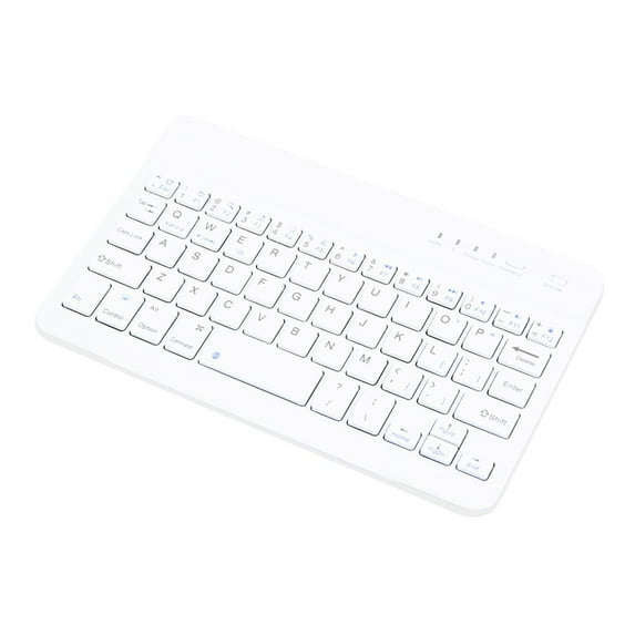 WRKEKC Keyboard Slim Wireless Bluetooth Keyboard for iMac/iPad android Phone Laptop Tablet PC White