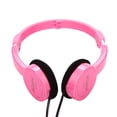 thumbnail image 1 of WRKEKC Kids Headphones, Head Mounted Headphones Wired on Foldable Stereo, Wired Headphones with Noise Cancelling Microphone for Video Meetings Music Gaming Pink, 1 of 5