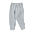 thumbnail image 1 of WRKEKC Kids Leggings Solid Color Cotton Base Layer Long Pants for Outerwear for Boys and Girls 1-7 Years Comfortable Casual Wear, 1 of 3