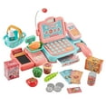 WRKEKC Kids Simulation Supermarket Cash Registers Set Toy Puzzle MultiFunctional Cash Registers