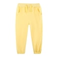 thumbnail image 1 of WRKEKC Kids Sweatpants Solid Color Drawstring Sweatpants for Boys and Girls 2-7 Years Fall Winter Casual Athletic Long Pants for Everyday Wear, 1 of 5