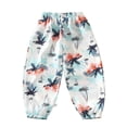 thumbnail image 1 of WRKEKC Kids Sweatpants Summer Print Casual Mosquito Repellent Long Pants for Boys and Girls 18 Months - 12 Years, 1 of 3
