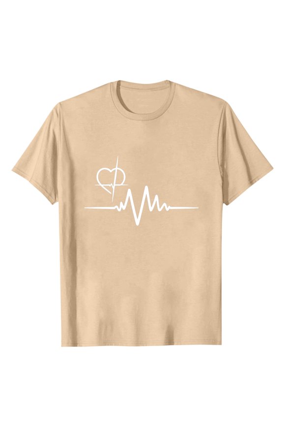 Men's T-Shirts Cross Wave Print Round Neck Pullover Short Sleeve T Shirt Top Casual Shirt Graphic for Casual Wear