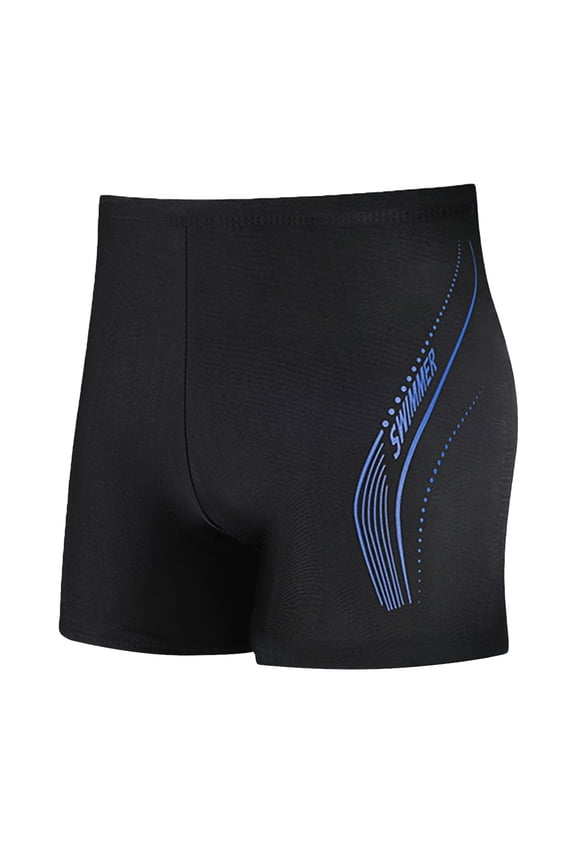 Mens Swim Trunks Flat Front Beach Hot Spring Loose Fit Quick Dry Breathable Lightweight Lined