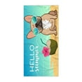thumbnail image 1 of WRKEKC Microfiber Beach Towel, 29x59 Inch Sandproof Beach Blanket Multi-Purpose Beach Pool Towels N, 1 of 3