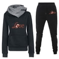 thumbnail image 1 of WRKEKC Outfits for Women, 2 Piece Sets for Women Lounge Sets for Women Print Long Sleeve Hooded Sweatshirt and Sweatpants Set for Fall Casual Sport Daily Wear, 1 of 2