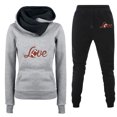 thumbnail image 1 of WRKEKC Outfits for Women, 2 Piece Sets for Women Lounge Sets for Women Print Long Sleeve Hooded Sweatshirt and Sweatpants Set for Fall Casual Sport Daily Wear, 1 of 2