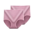 thumbnail image 1 of WRKEKC Panties for Women 2 Piece Solid Color High Waist Tummy Control Butt Lifting Waist Shaper Plus Size Underwear, 1 of 9
