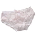 thumbnail image 1 of WRKEKC Panties for Women Cotton Lace Underwear Mid Rise Triangle with Soft Breathable Fabric Comfortable Elastic Waist for Daily Wear, 1 of 3