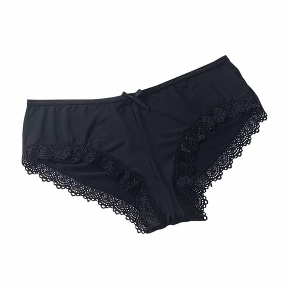 WRKEKC Panties for Women Fashion Classic High Waist Breathable Solid Color Underwear with Comfortable Fit for Everyday Wear