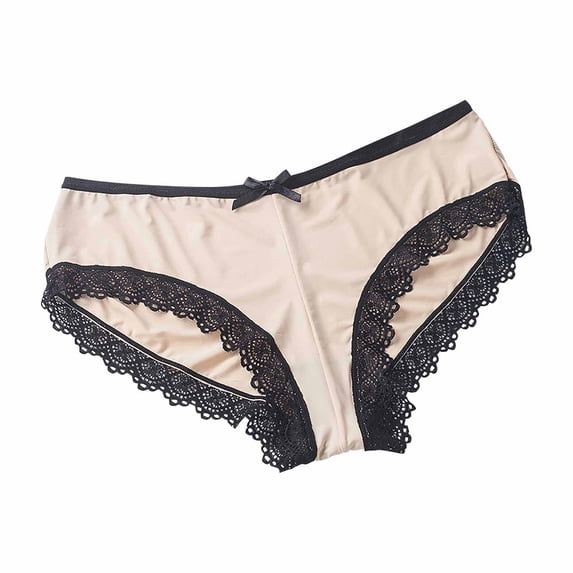WRKEKC Panties for Women Fashion Classic High Waist Breathable Solid Color Underwear with Comfortable Fit for Everyday Wear
