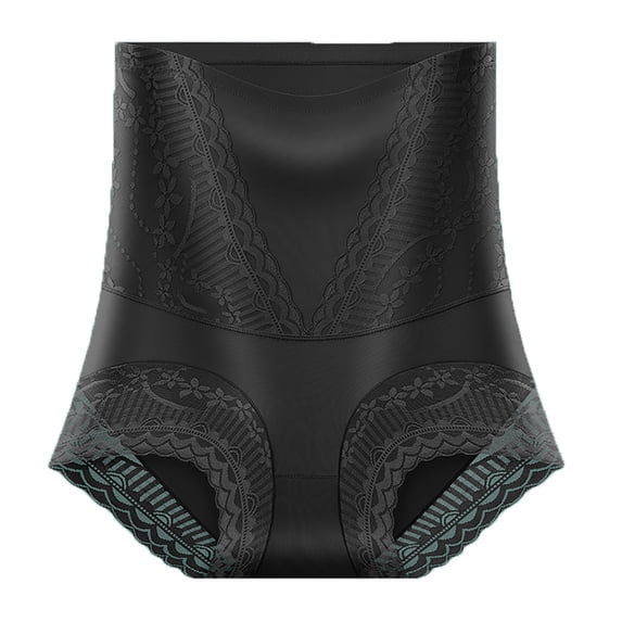 WRKEKC Panties for Women High Waist Tummy Control Butt Lift Postpartum Ice Silk Briefs with Strong Shaping and Waist Training Cotton Gusset