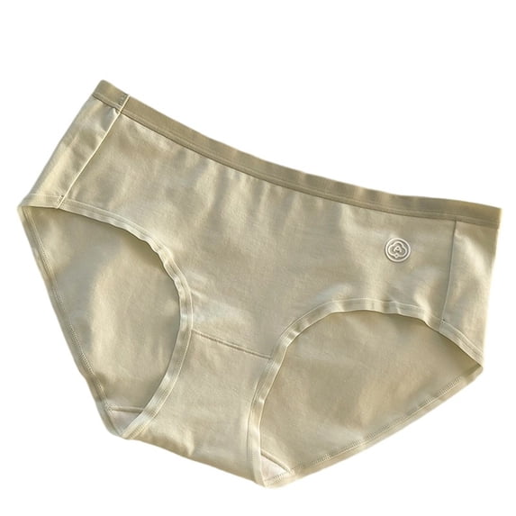 WRKEKC Panties for Women Satin Smooth No Show Mid Low Waist Triangle Underwear with Lightweight Breathable Fabric Comfortable Fit