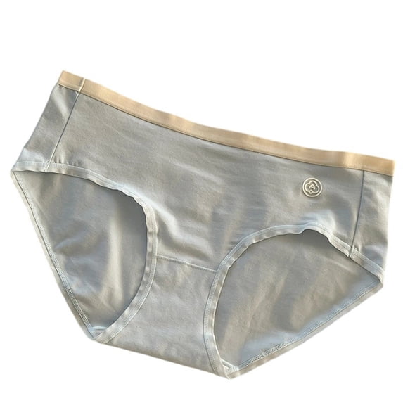 WRKEKC Panties for Women Satin Smooth No Show Mid Low Waist Triangle Underwear with Lightweight Breathable Fabric Comfortable Fit