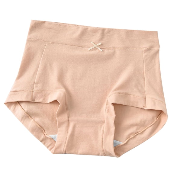 WRKEKC Panties for Women Solid Color High Waist Plus Size Breathable Triangle Panties with Comfortable Fit for Everyday Wear