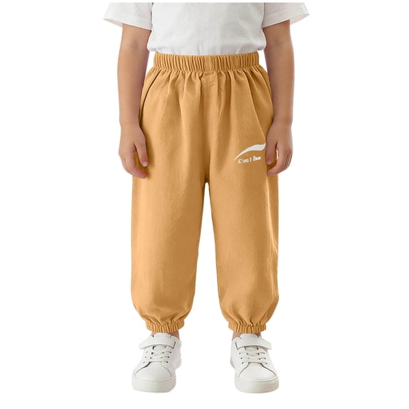 WRKEKC Pants for Girls Anti Mosquito Mid High Waist Loose Casual Jogger Summer Lightweight with Tie Dye 5-16 Years
