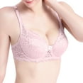 thumbnail image 1 of WRKEKC Push Up Bra for Women Underwire Bra with Padded Cups and Solid Color for Daily, 1 of 9