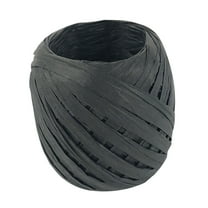 WRKEKC Room Decor Clearance Raffia String, 20M Raffia Ribbon for Wrapping Packing Birthday Gift Hamper & Box Black