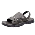thumbnail image 1 of WRKEKC Sandals for Men One Piece Slip On Breathable Anti Slip Soft Sole Elevated Beach Sandals Casual Spring Summer Footwear, 1 of 9