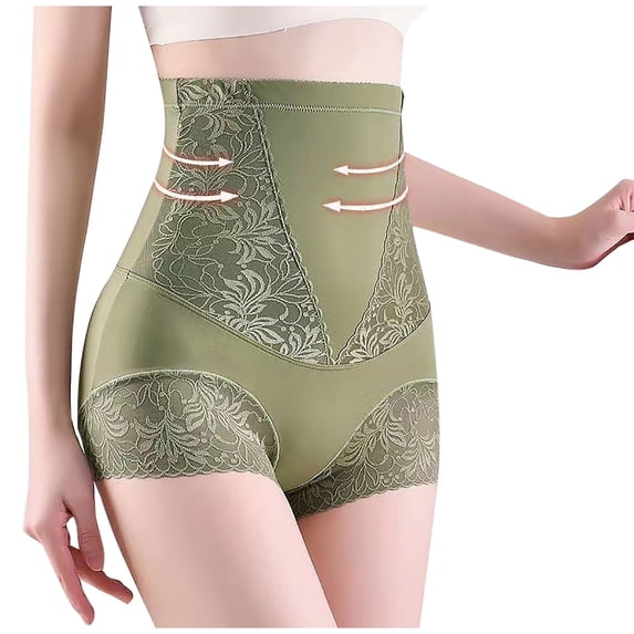 WRKEKC Seamless Underwear for Women Fashion High Waist Strong Tummy Control Panties Comfortable Skin Friendly No Pinch No Roll Postpartum