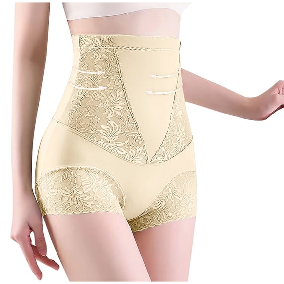 WRKEKC Seamless Underwear for Women Fashion High Waist Strong Tummy Control Panties Comfortable Skin Friendly No Pinch No Roll Postpartum