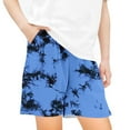 thumbnail image 1 of WRKEKC Shorts for Boys Tie Dye Pattern with Side Pockets Casual Everyday Shorts Comfortable for 5-14 Years, 1 of 4