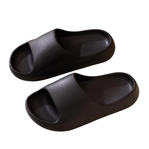 WRKEKC Slides for Kids Thick Sole EVA Non Slip Home Bathroom Slippers Summer Indoor Outdoor Lightweight Unisex Breathable