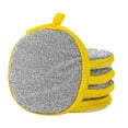 thumbnail image 1 of WRKEKC Sponges Double-Sided Sponge Scrub Bowl Brush Pot Kitchen Cleaning Cloth Household Non-Stick Oil Degreasing Dish Cloth Wipe Ye, 1 of 3