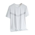 thumbnail image 1 of WRKEKC Summer Shirts for Men Thin Breathable Cool Feeling Fabric Sun Protection Outdoor UV Protection Top Short Sleeve Round Neck Shirt, 1 of 7