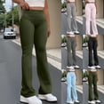thumbnail image 1 of WRKEKC Sweatpants for Women, Casual Pants for Women, Ladies' Casual Solid Color Elastic High Waist Sports Pants Long Sweatpants, 1 of 6